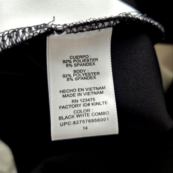 Retro REED Color Block Scuba Dress EUC - Picture 6 of 10